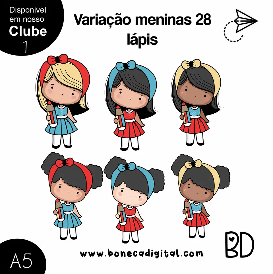 Kit Digital Lápis Escolar Volta as Aulas 3 1