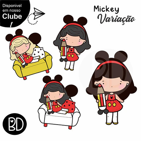 Kit Digital Variaçãol Mickey 1 125