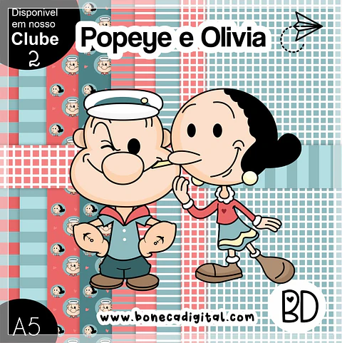 Kit Digital Bd Olivia e Popeye 25