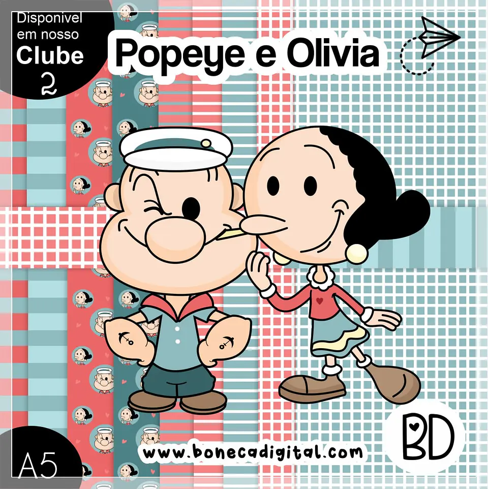 Kit Digital Bd Olivia e Popeye 25 1
