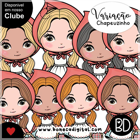 Kit Digital Variação Chapeuzinho 11