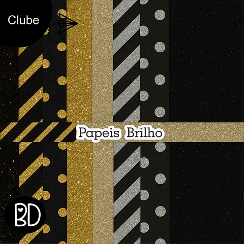 Kit Digital Papeis Brilhos 25