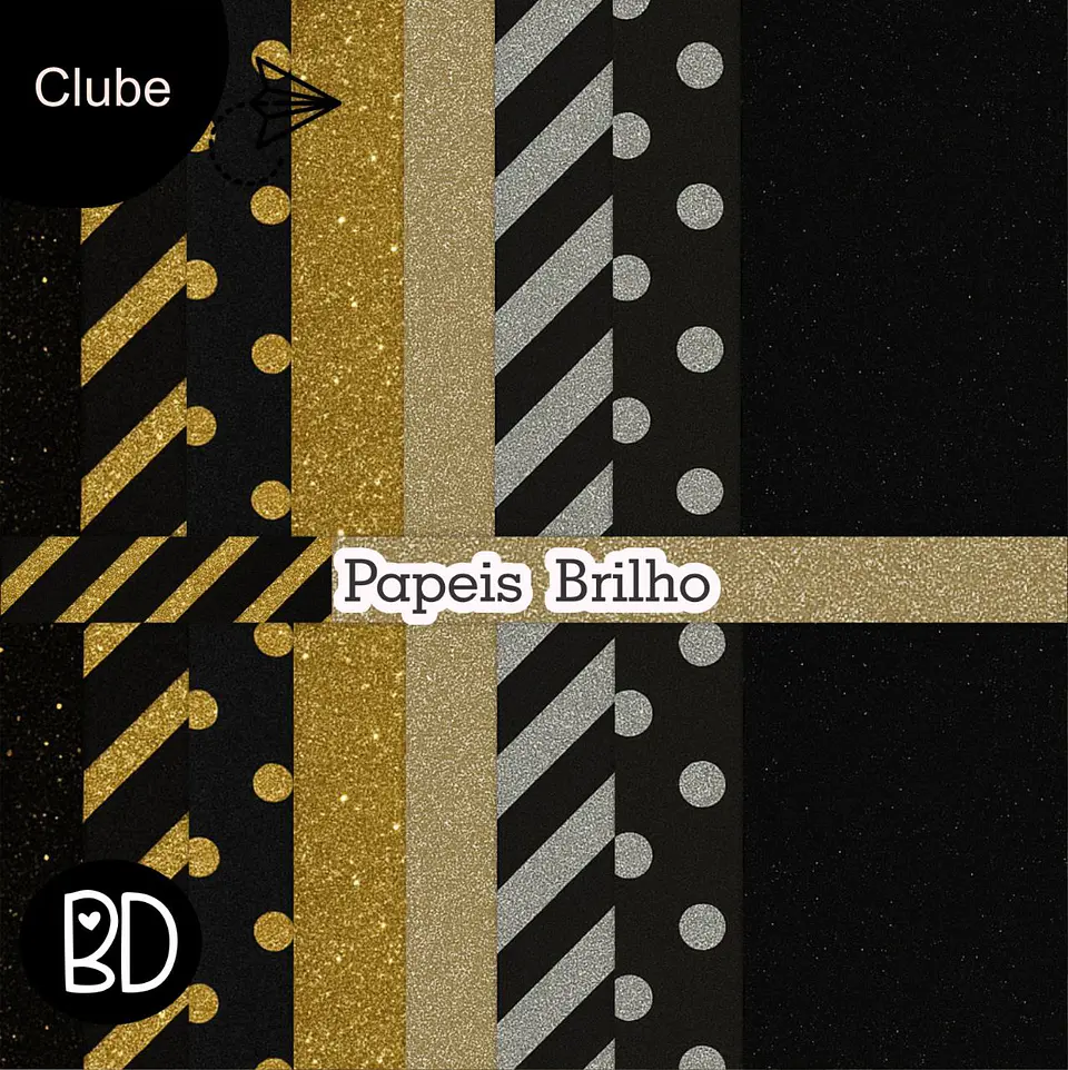 Kit Digital Papeis Brilhos 25 1