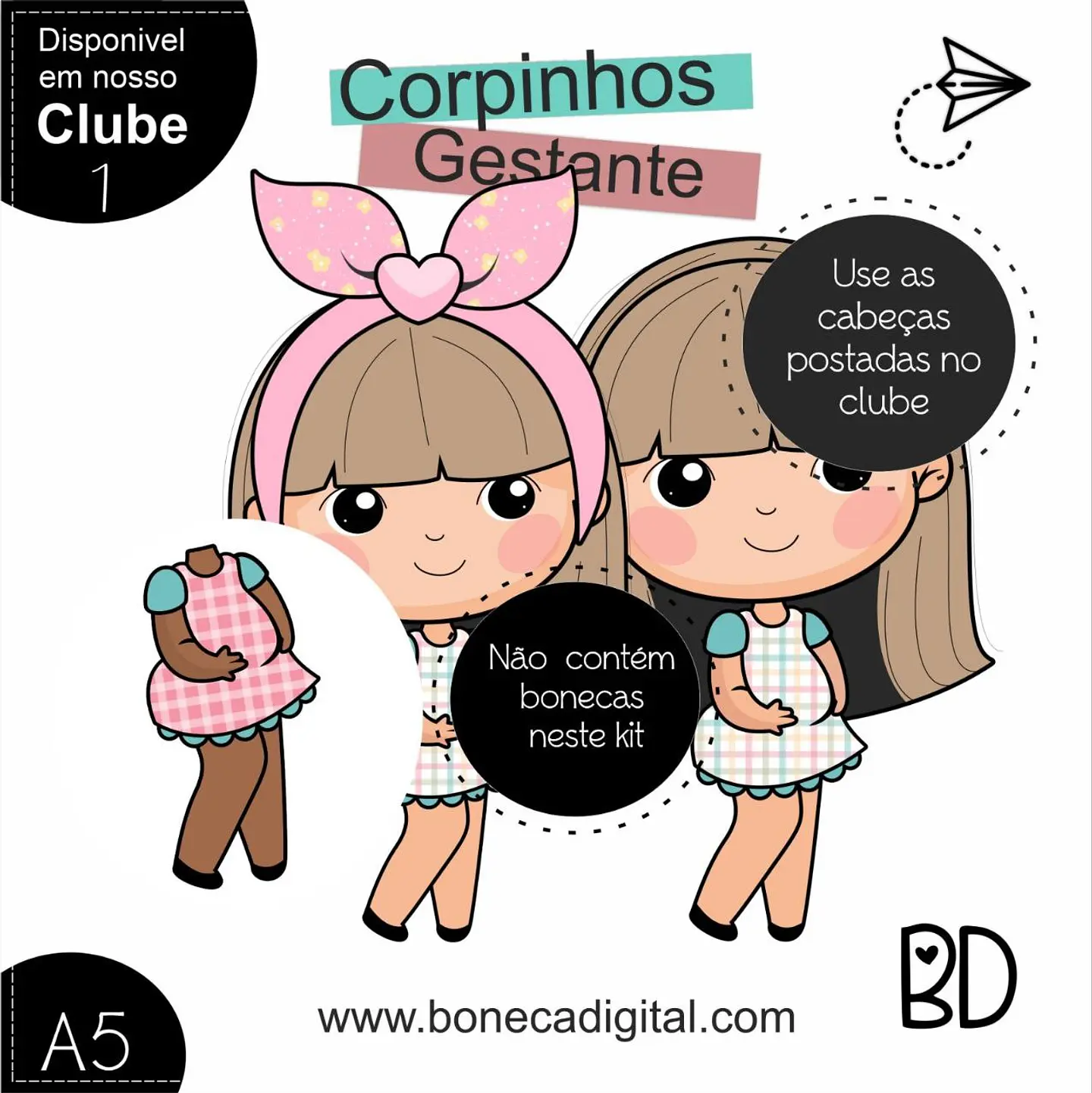 Kit Digital Grávida Corpinho 66 1
