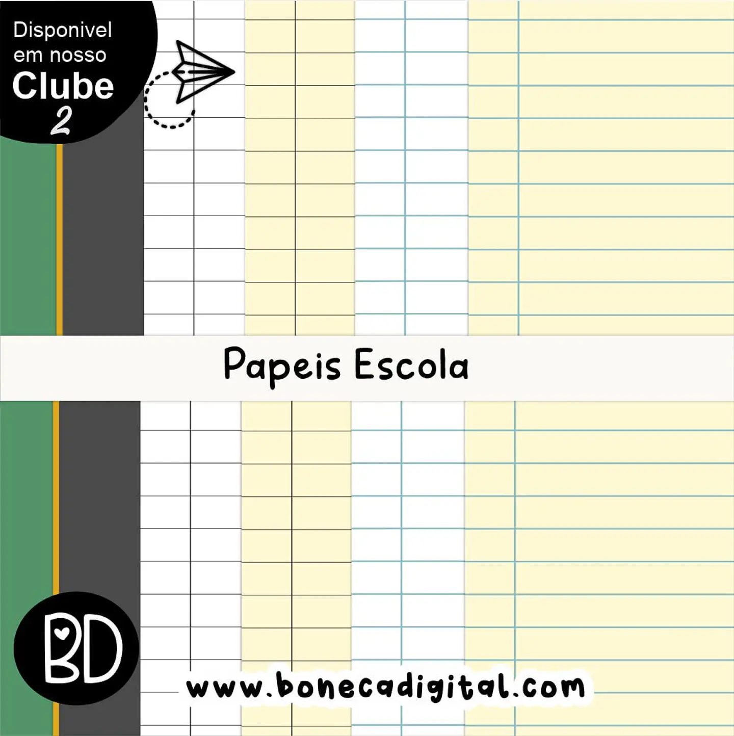 Kit Digital Papeis Escola 78 1