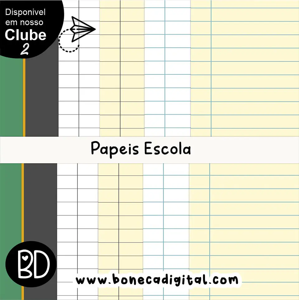 Kit Digital Papeis Escola 78 1