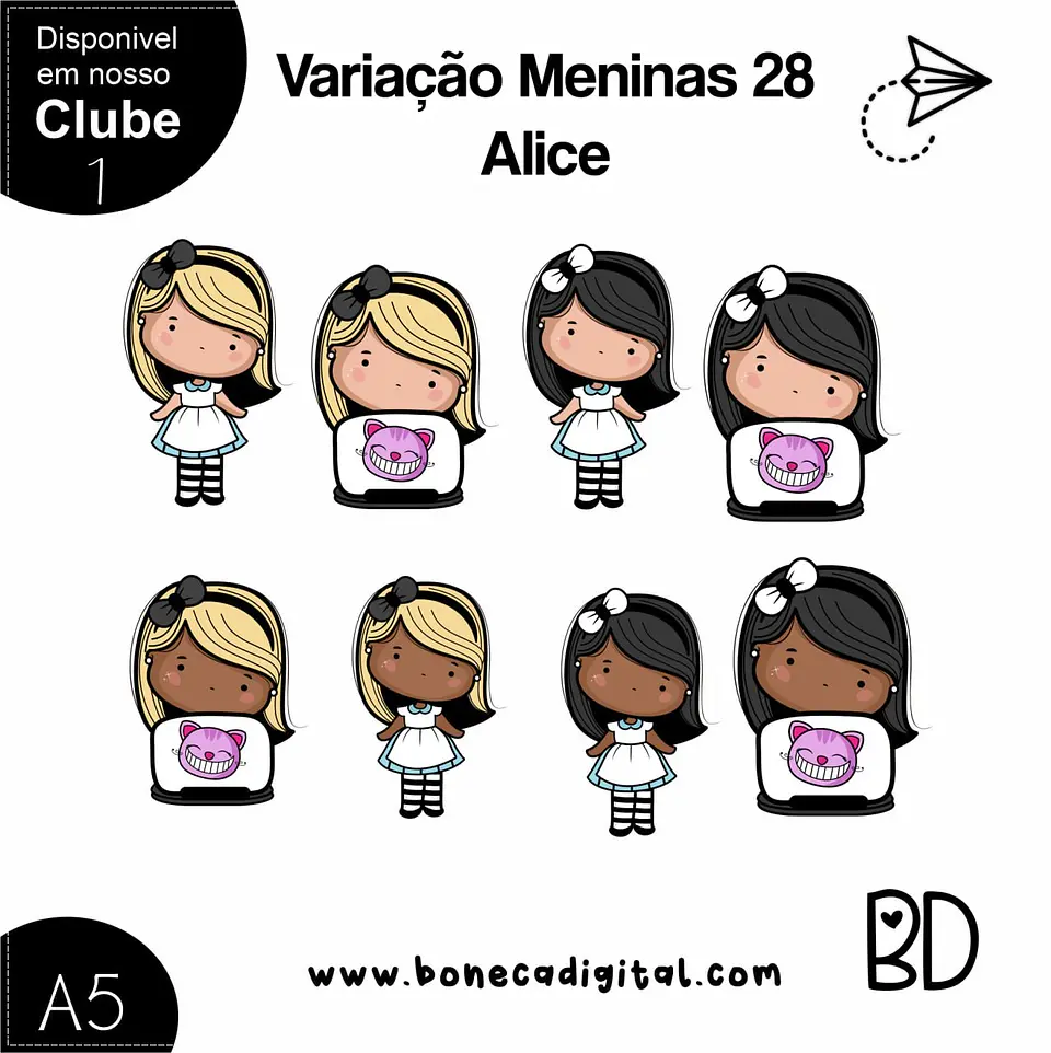 Kit Digital Variação 28 Alice 82 1