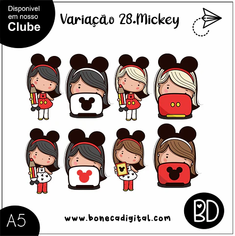 Kit Digital Variação 28.Mickey 44