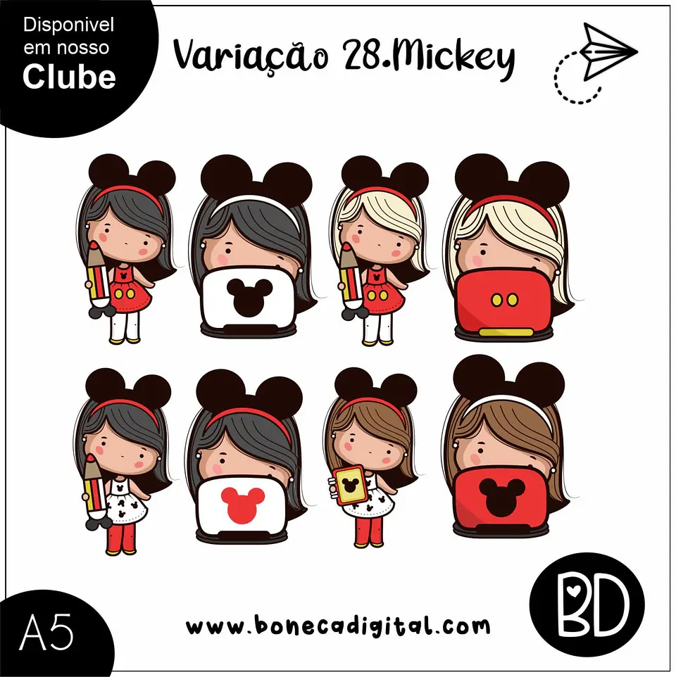 Kit Digital Variação 28.Mickey 44 1