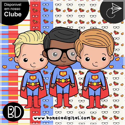 Kit Digital Bd Super Homem Variações 35
