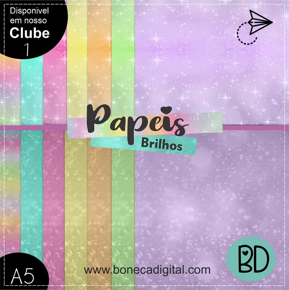 Kit Digital Papeis Brilhos 26 1