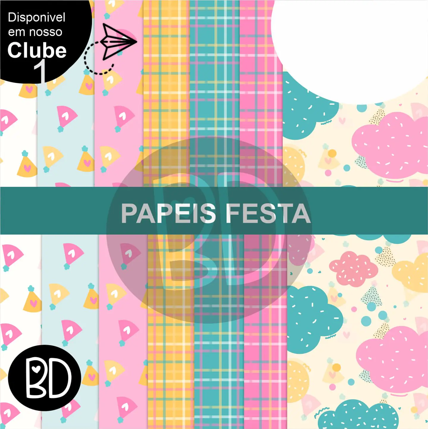 Kit Digital Papel Paleta Festa 19 1