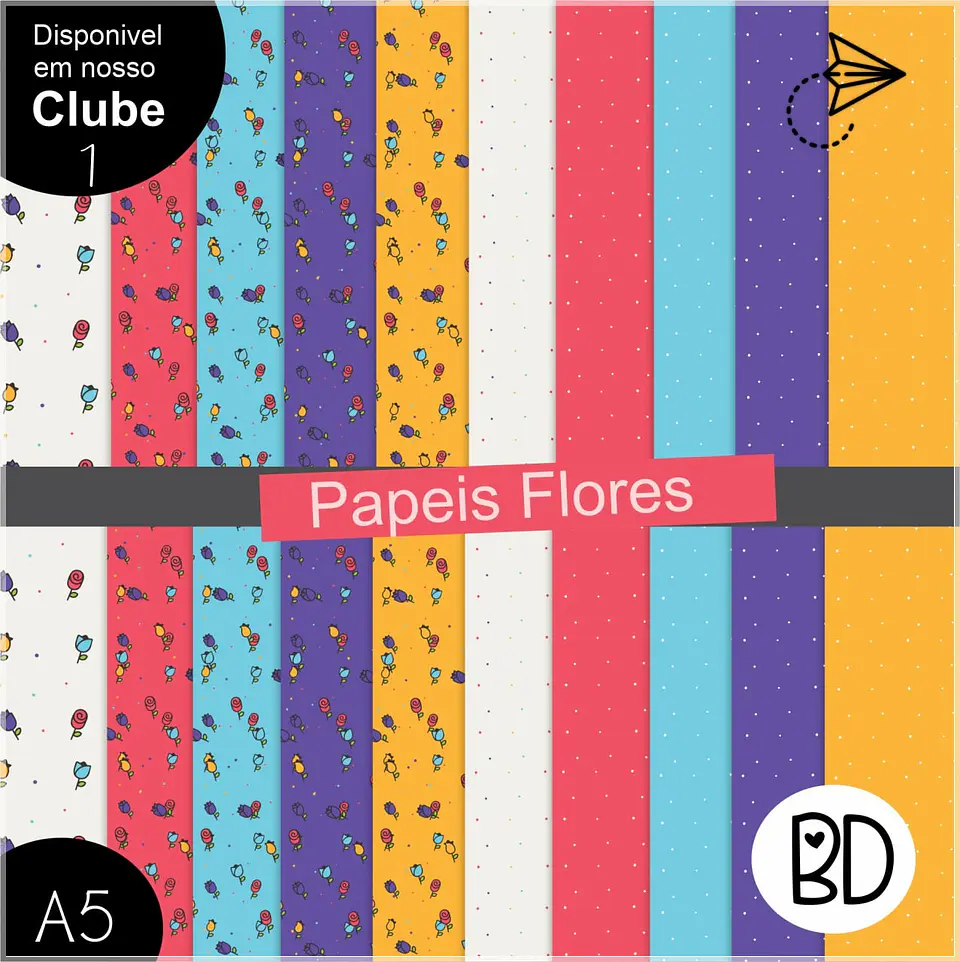 Kit Digital Flores 1 Papeis Digitais 47 1