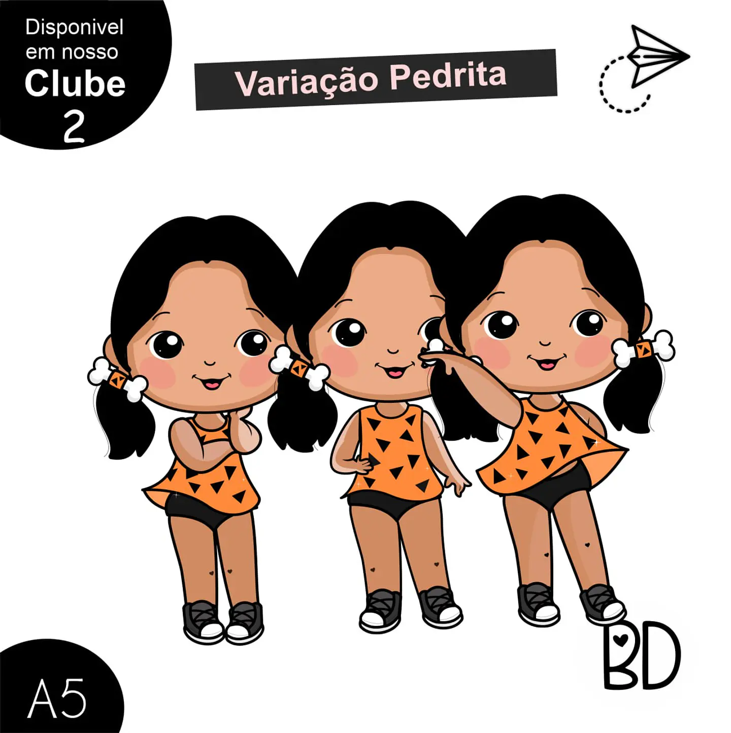 Kit Digital 45 Pedrita Variação 1 1