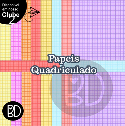 Kit Digital Papeis Quadriculados 95