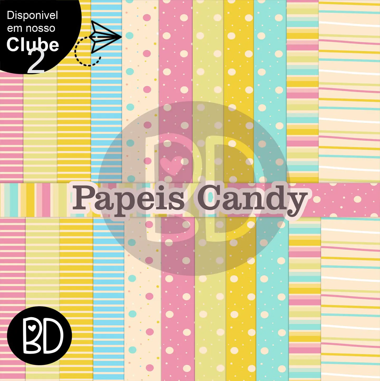 Kit Digital Papeis Candy 11 1