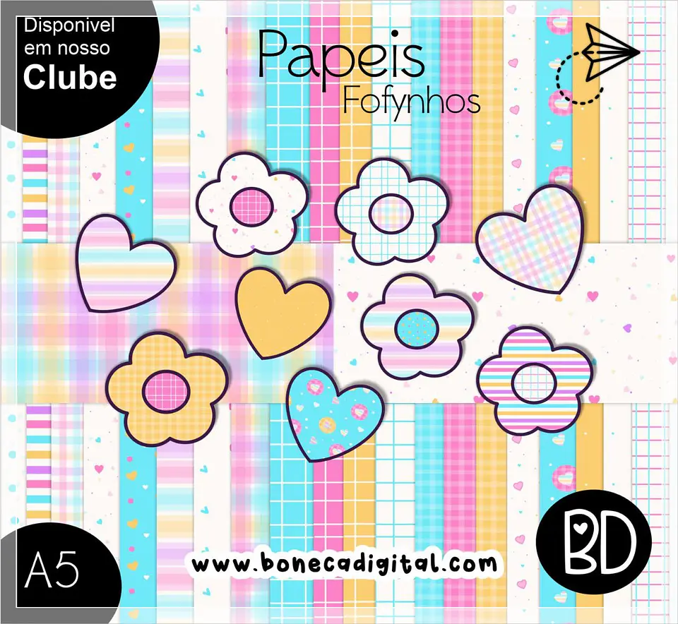 Kit Digital Kits Papeis Fofynhos 11 1