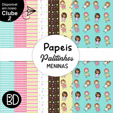 Kit Digital Papeis Palitinhos Paleta 2 16