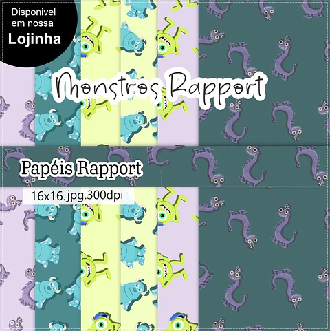 Kit Digital Monstros Sa Papeis 4