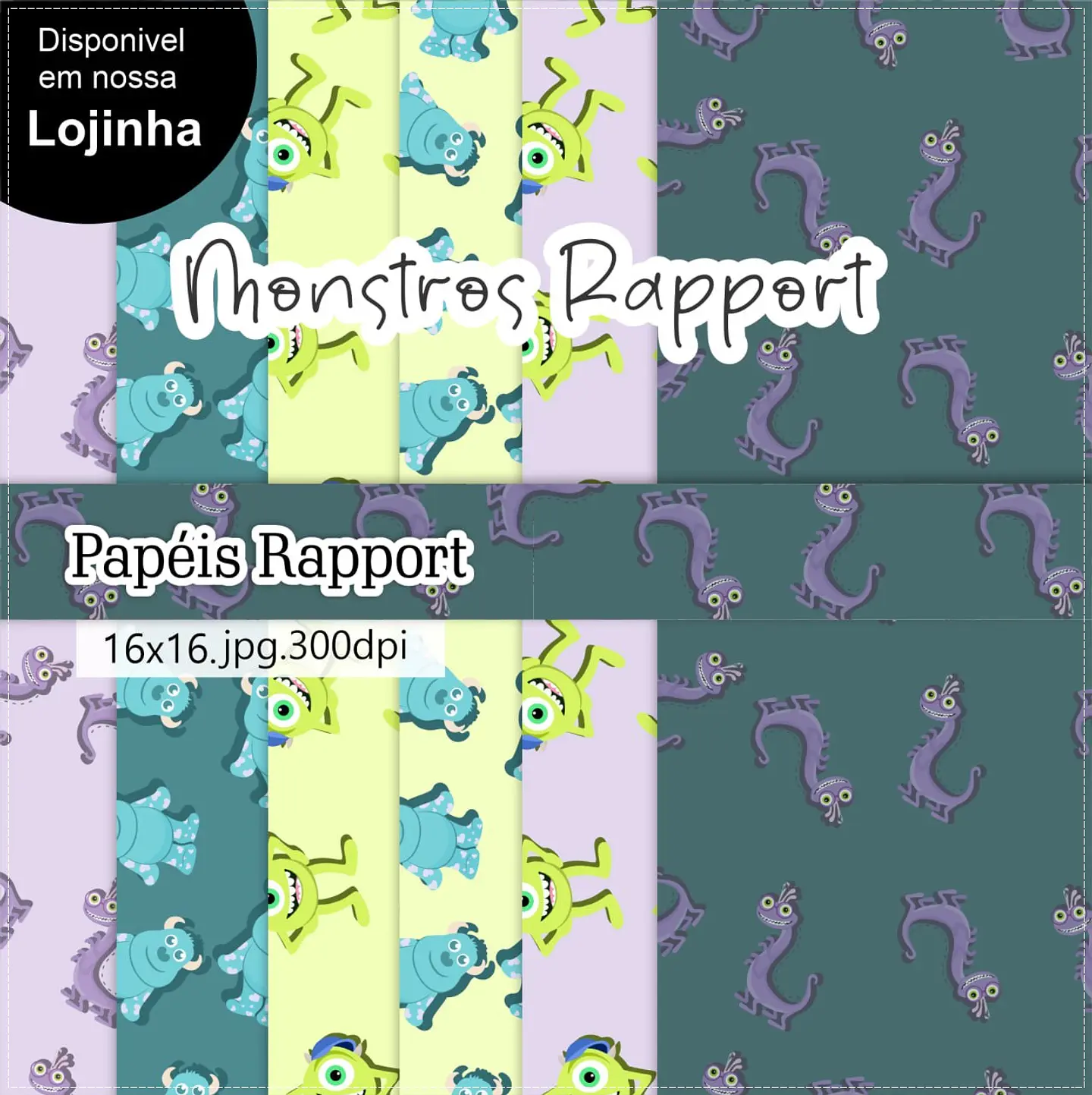 Kit Digital Monstros Sa Papeis 4 1