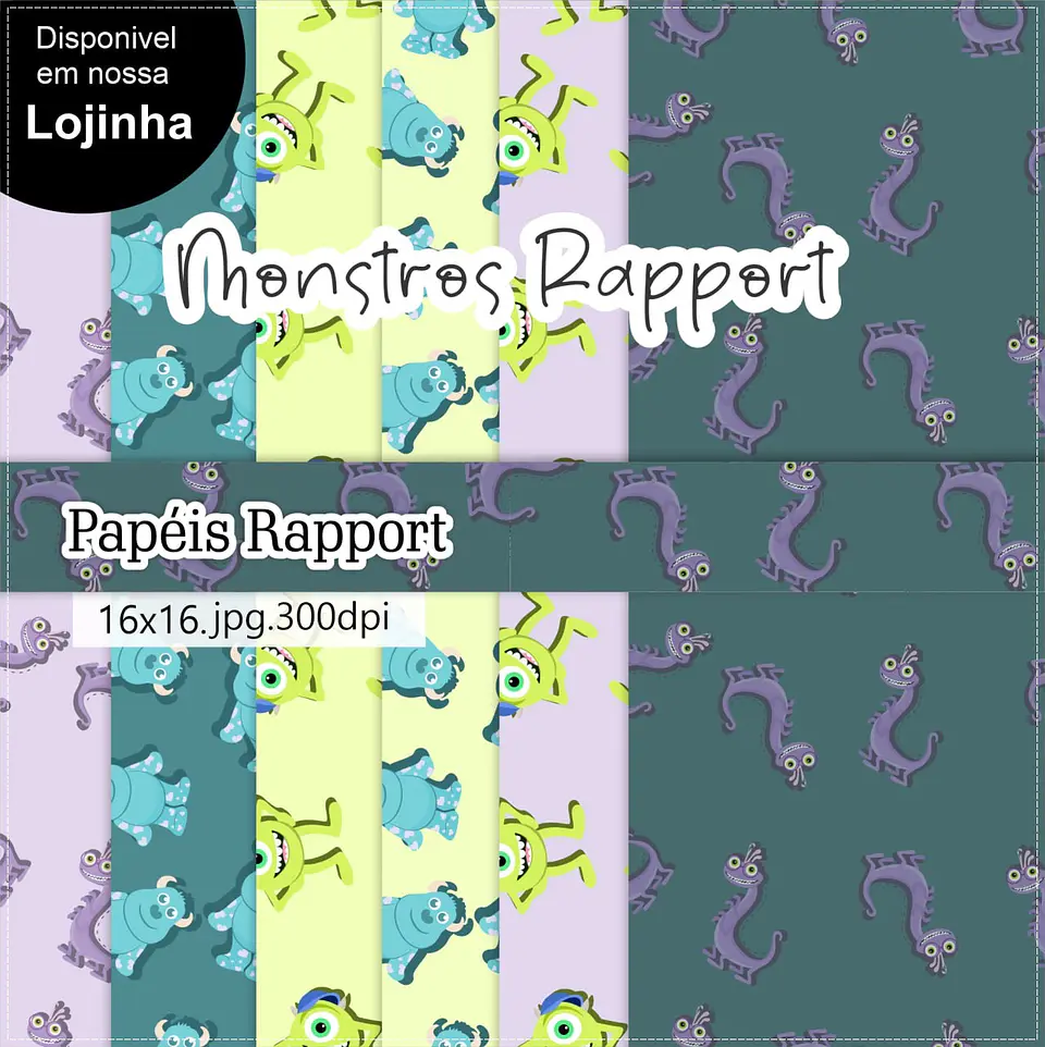Kit Digital Monstros Sa Papeis 4 1