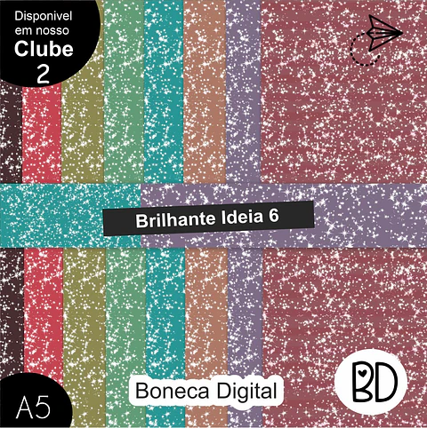 Kit Digital 51 Brilhante Ideia Papeis Digitais 26