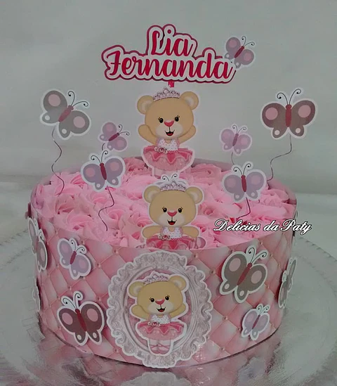 Arquivo de Corte Topo de Bolo Chá de Bebê 7