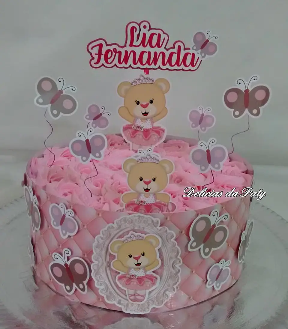 Arquivo de Corte Topo de Bolo Chá de Bebê 7 1
