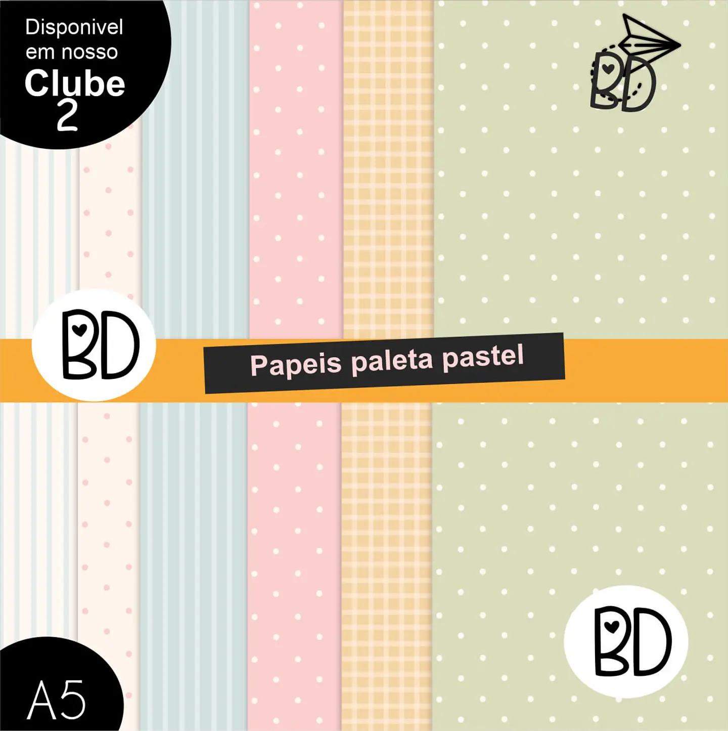 Kit Digital Papeis Paleta Pastel 4 15 1
