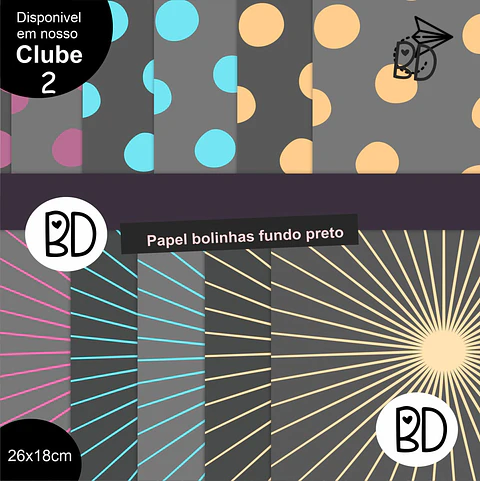 Kit Digital Papeis Bolinhas Irregulares 10
