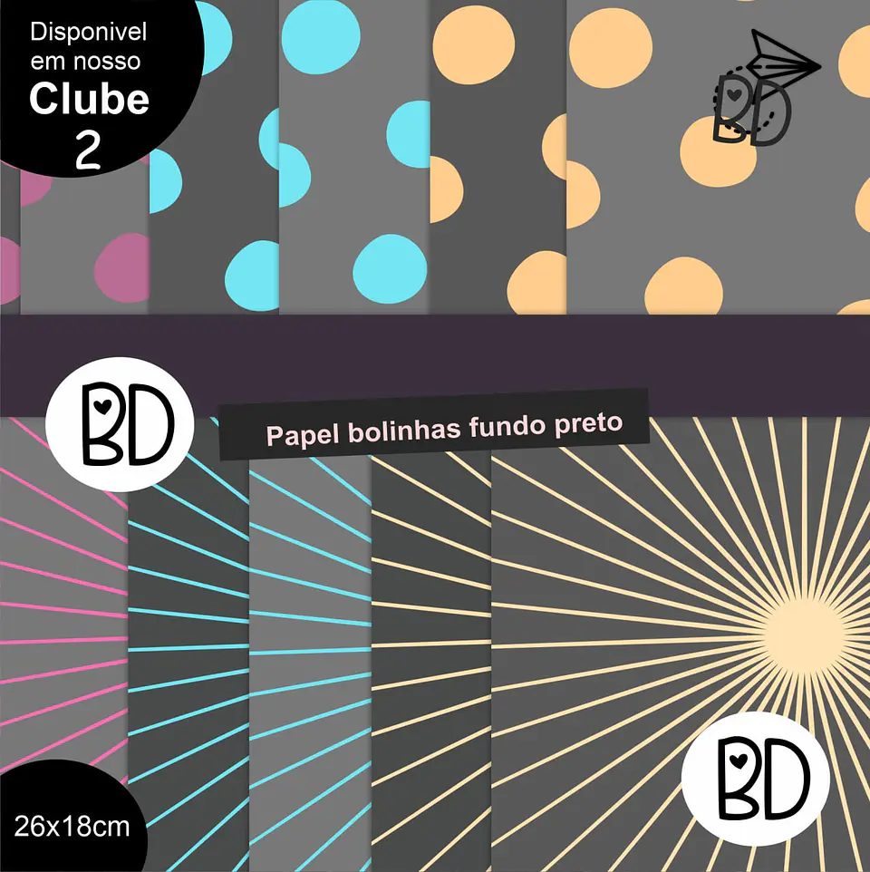 Kit Digital Papeis Bolinhas Irregulares 10 1