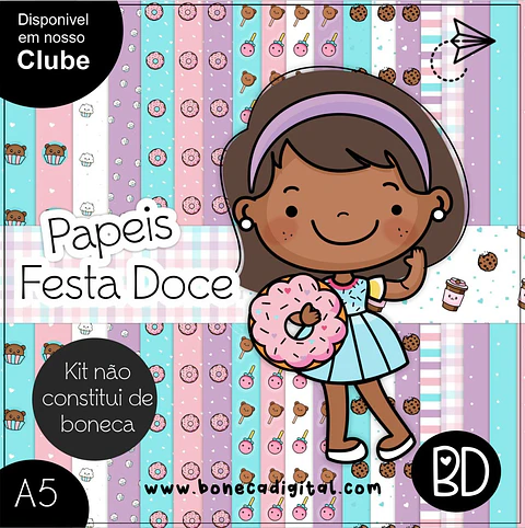 Kit Digital Bdpapel Festa Doce 16