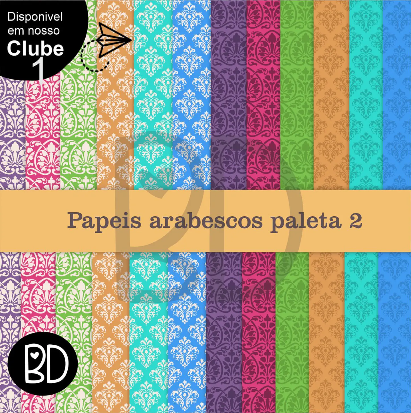 Kit Digital Arabescos Paleta 2 37 1