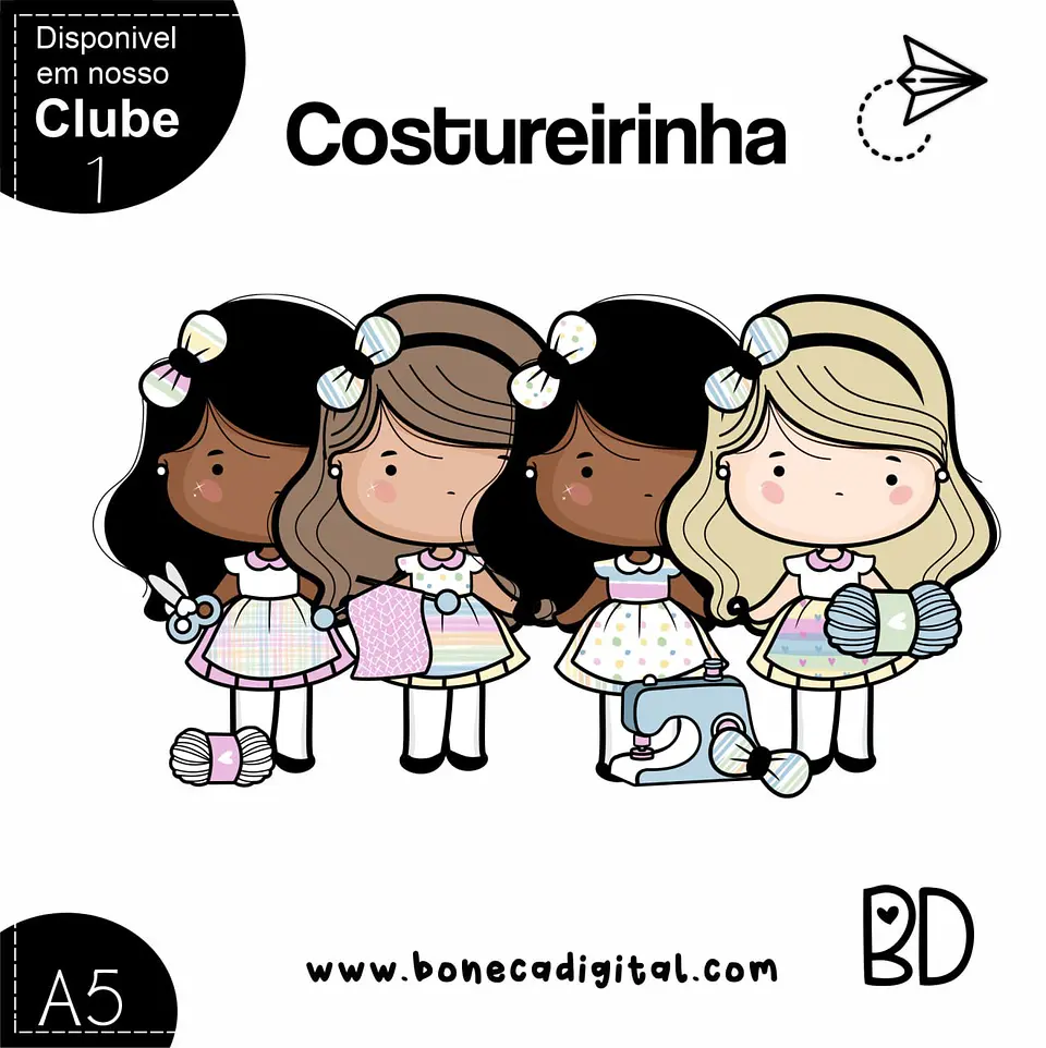 Kit Digital Costureiras Candy 40 1