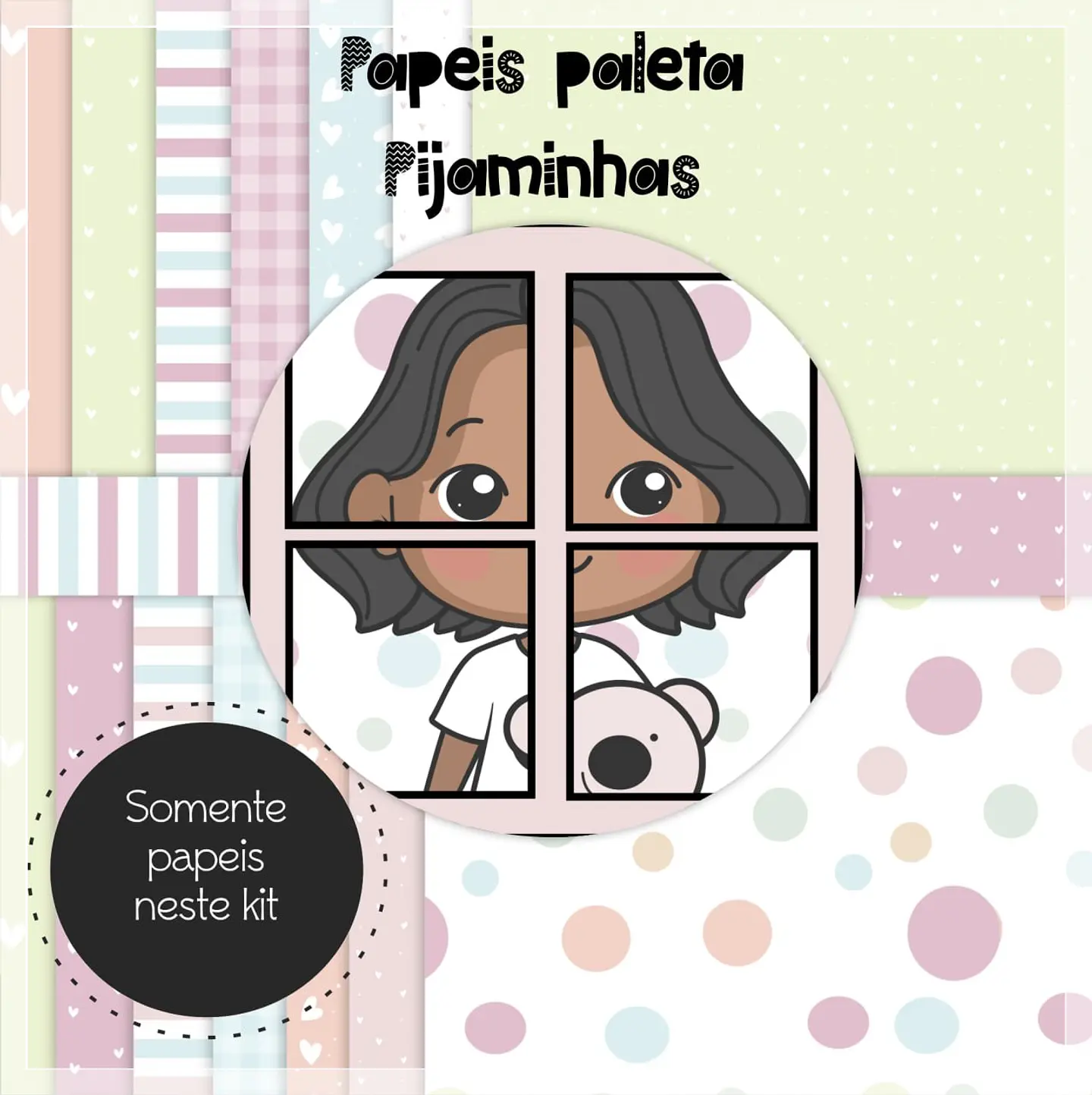 Kit Digital Papeis Pijaminha 21 1