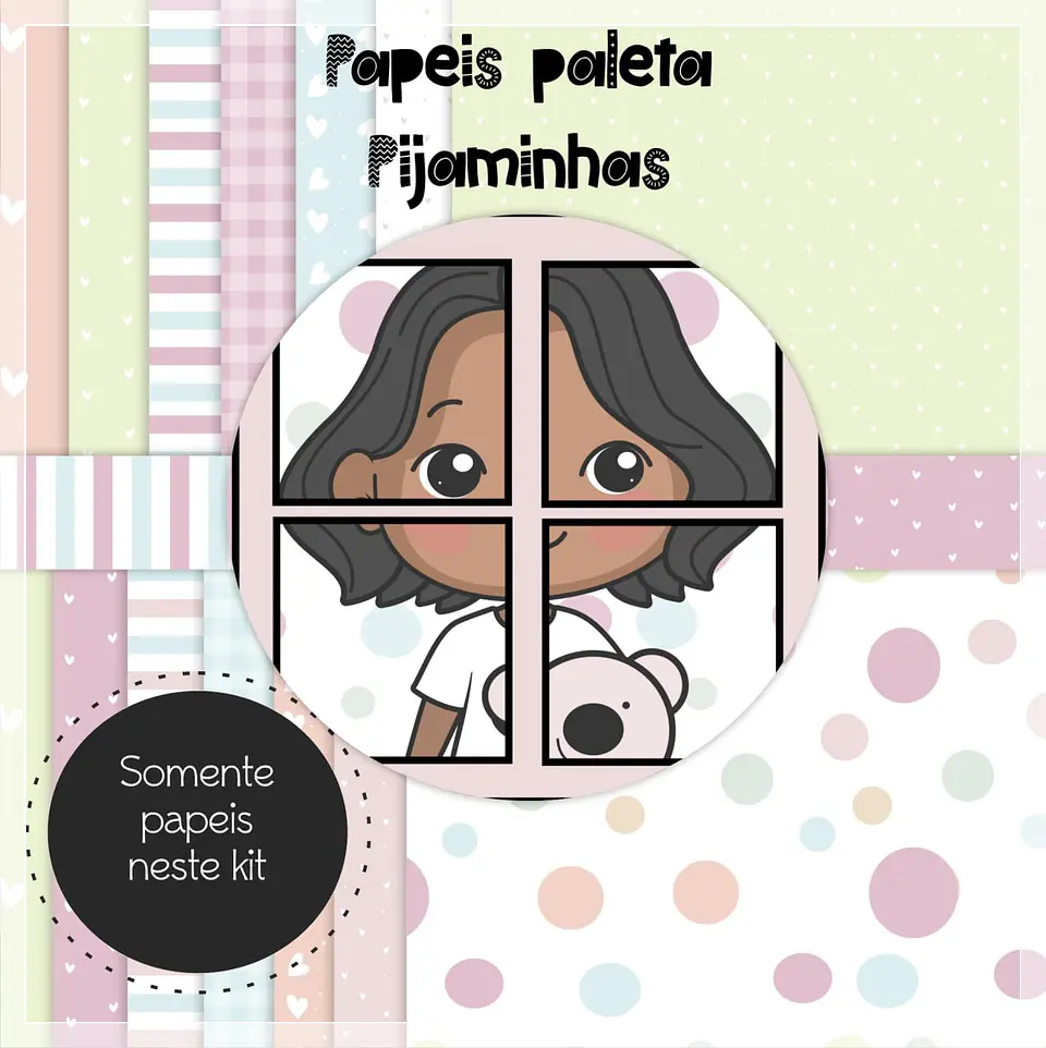 Kit Digital Papeis Pijaminha 21 1