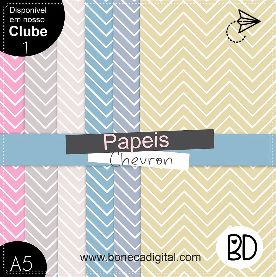 Kit Digital Cheron Papéis 4 1