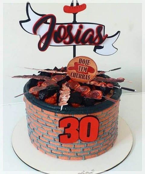 Arquivo de Corte Topo de Bolo Churrasco 9
