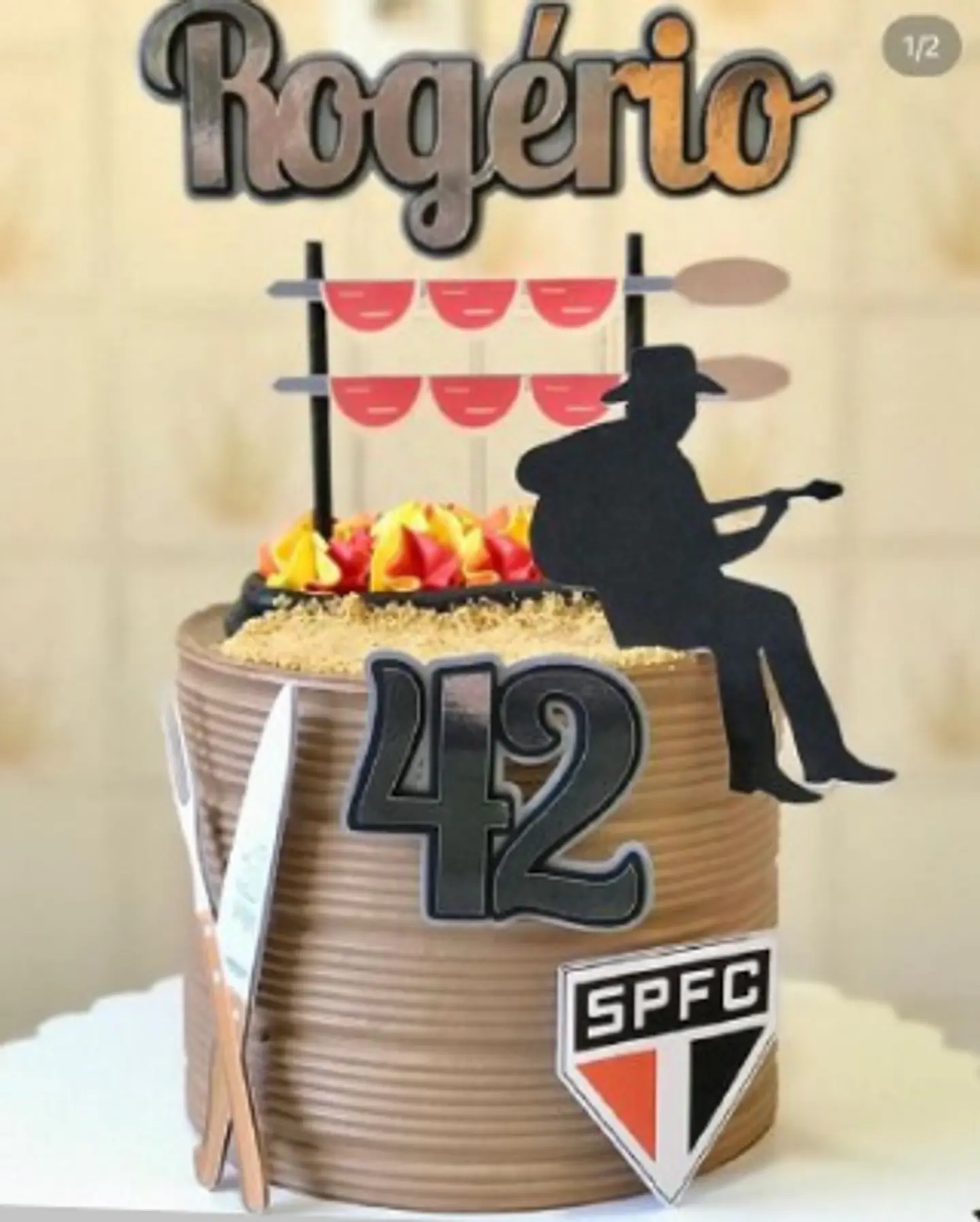 Arquivo de Corte Topo de Bolo Churrasco 8 1