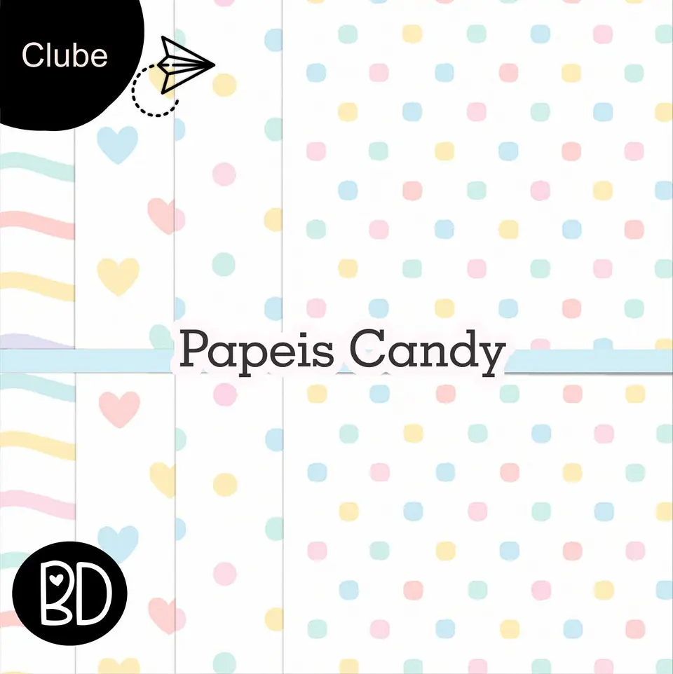 Kit Digital Papeis Candy 48 1