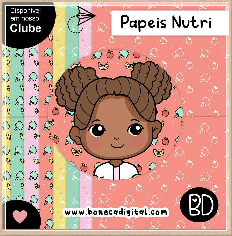 Kit Digital B Digital Papeis Nutri 20 1