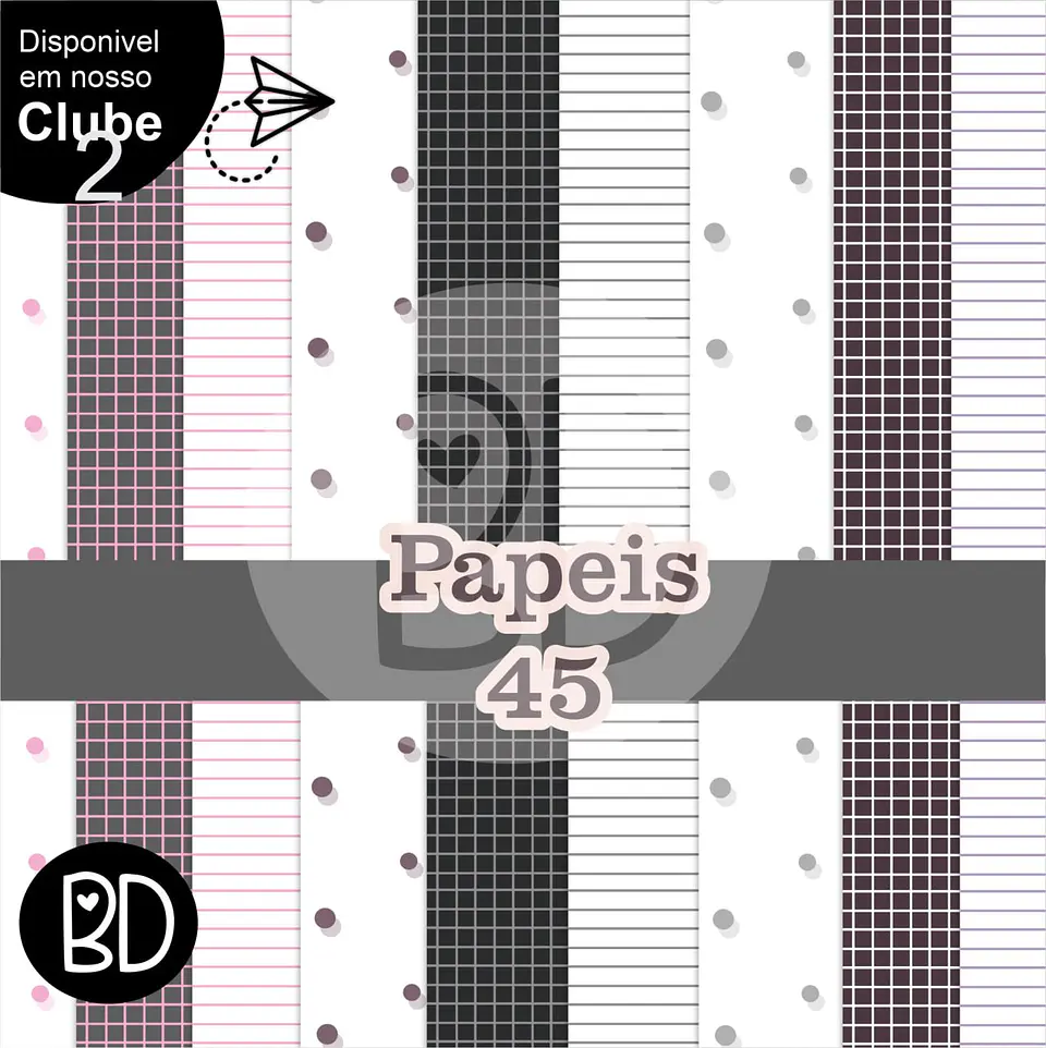 Kit Digital Papeis 45 22 1