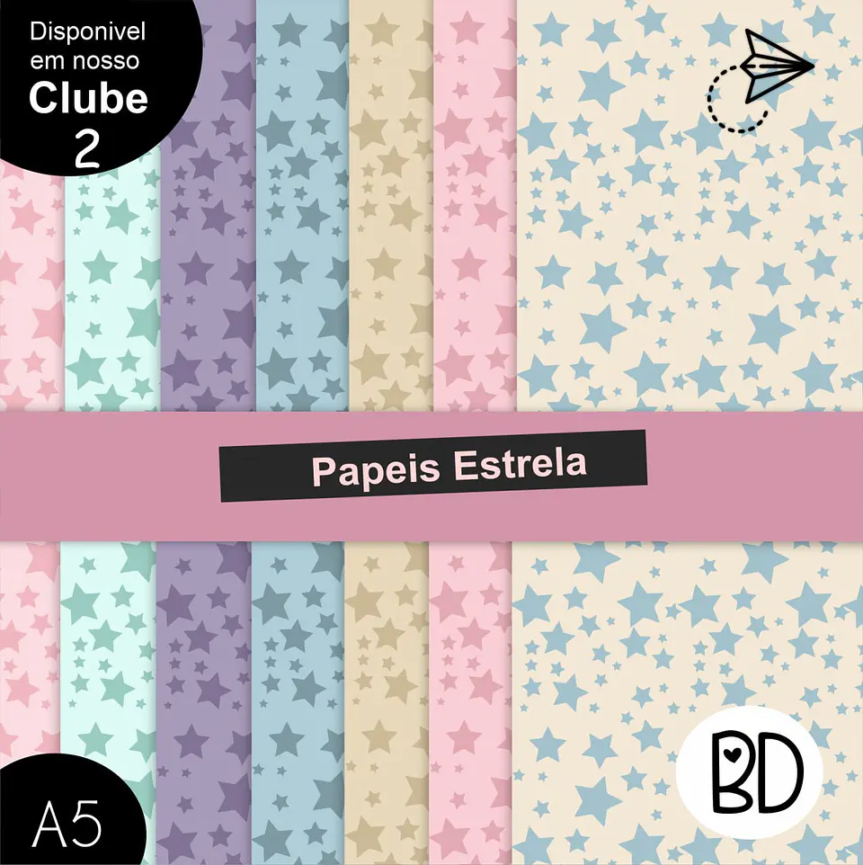 Kit Digital Papeia Estrela 21 1