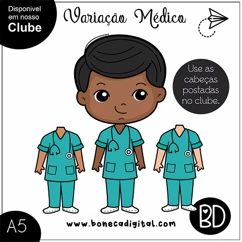 Kit Digital BDVariação Corpinho Médico 28