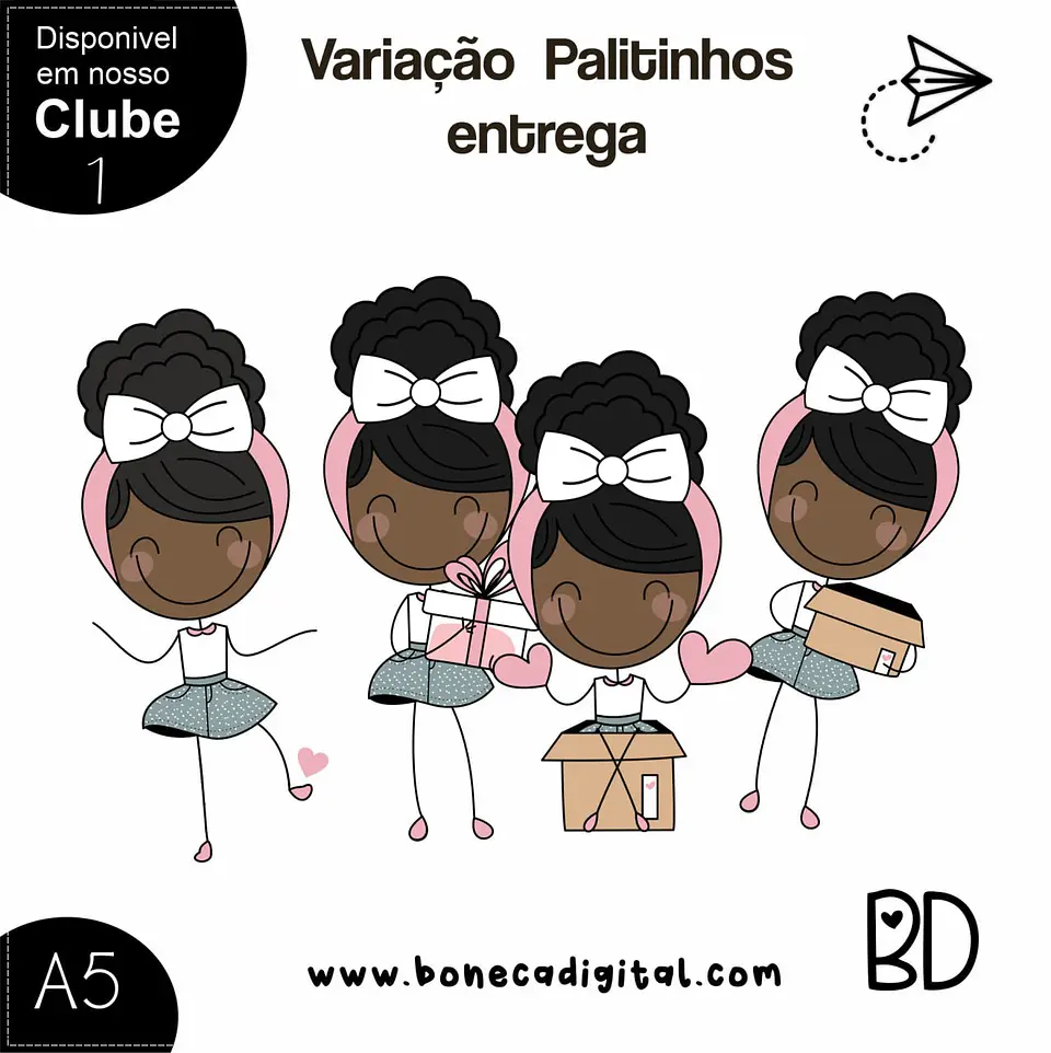 Kit Digital Variação Entrega para Vc, Palitinhos 4 1
