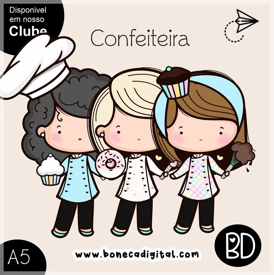 Kit Digital Confeiteira 25 1