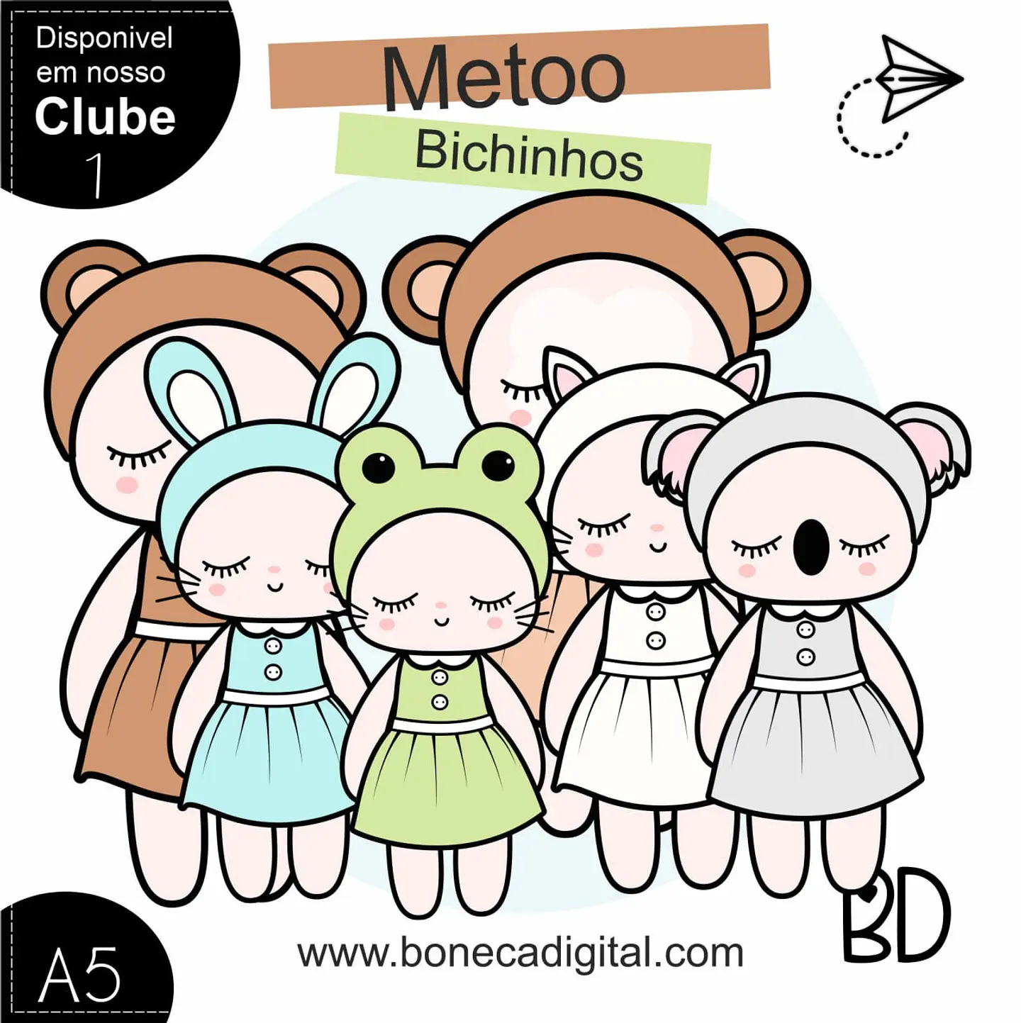 Kit Digital Metoo Bichiinhos 11 1