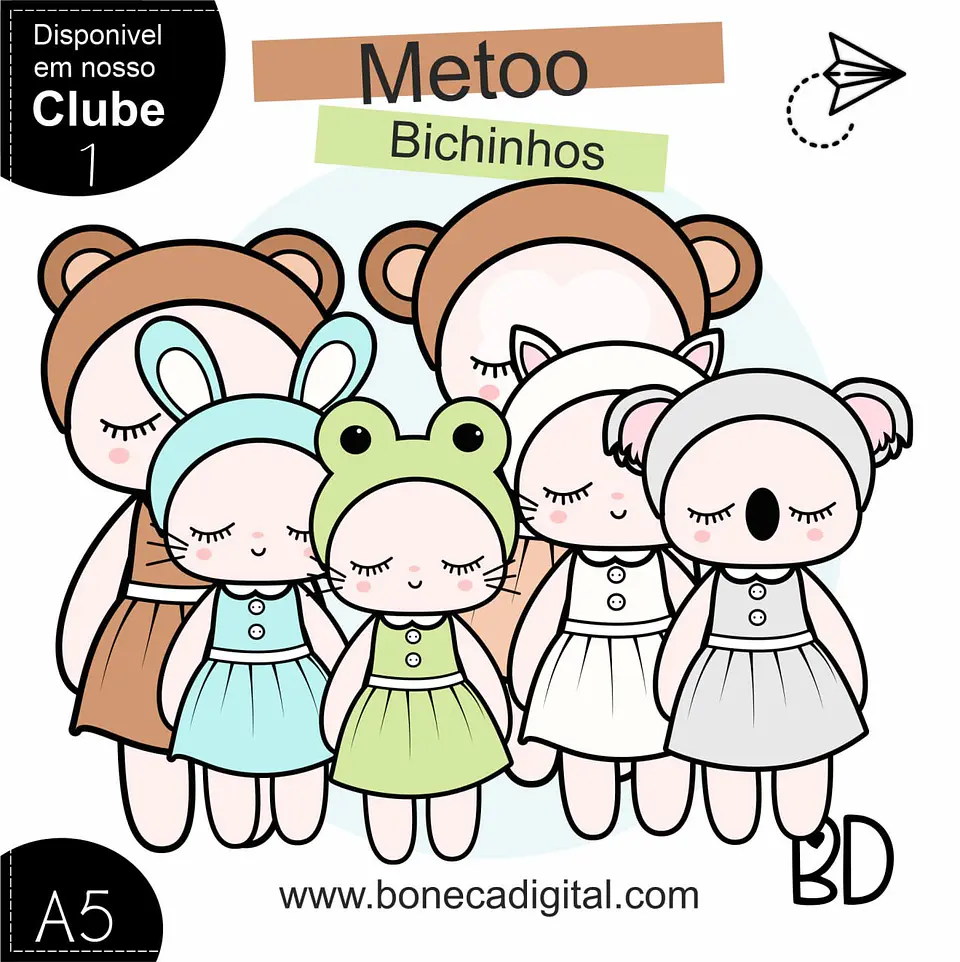 Kit Digital Metoo Bichiinhos 11 1