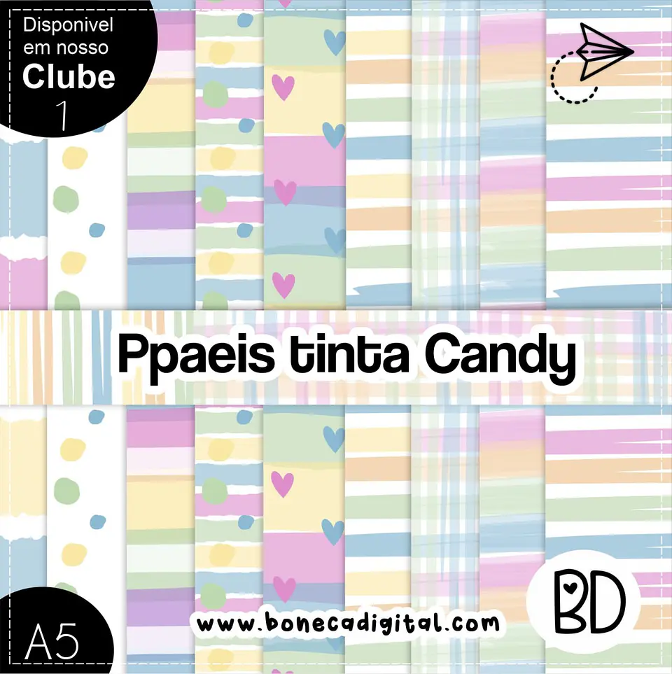 Kit Digital Candy Papeis 02 25 1