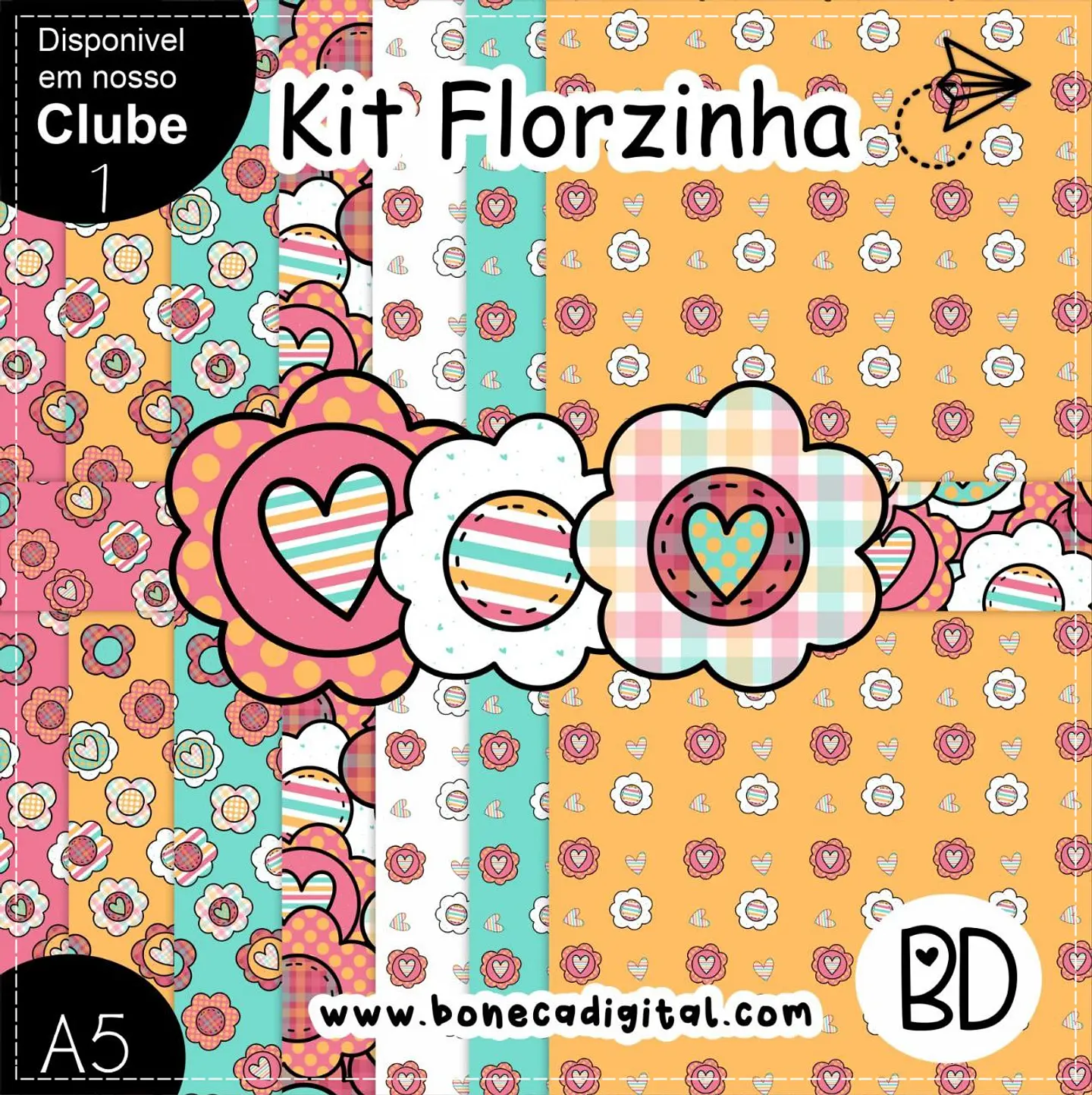 Kit Digital Florzinhas 11 1